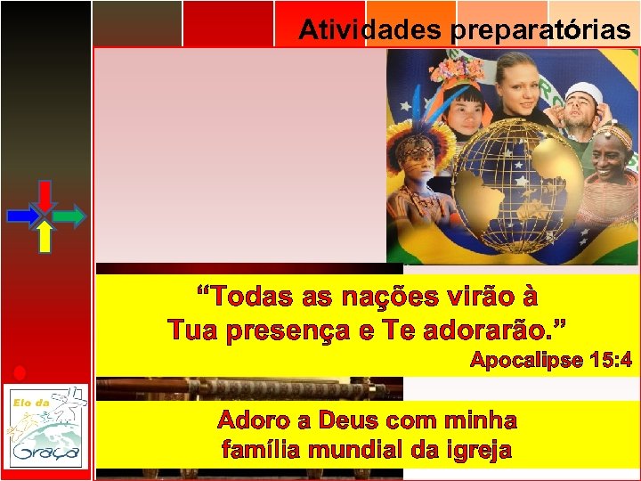 Atividades preparatórias “Todas as nações virão à Tua presença e Te adorarão. ” Apocalipse