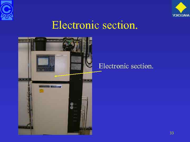 Electronic section. 33 