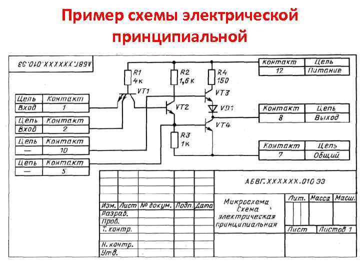 Проектирование принципиальных электрических схем