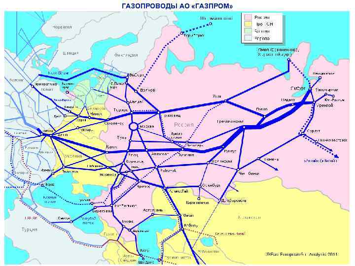 ГАЗОПРОВОДЫ АО «ГАЗПРОМ» 