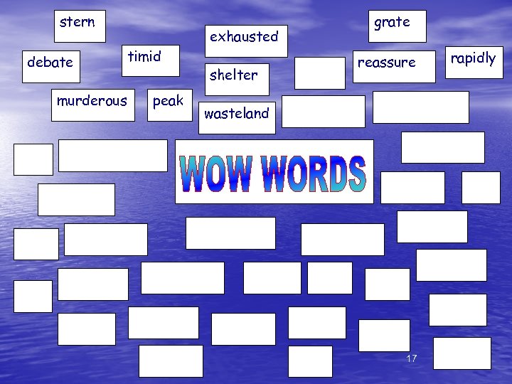 stern debate yelp exhausted timidy murderous grated shelter wasteland peak vision outspoken unfortunate chandelier