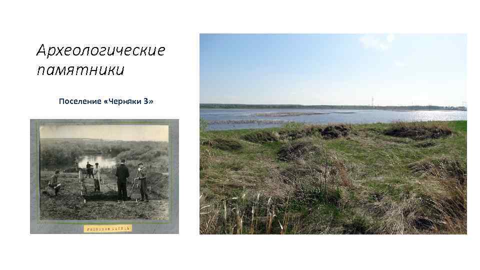 Археологические памятники Поселение «Черняки 3» 