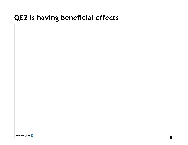 QE 2 is having beneficial effects 6 