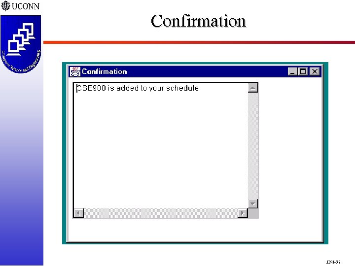 Confirmation JINI-37 