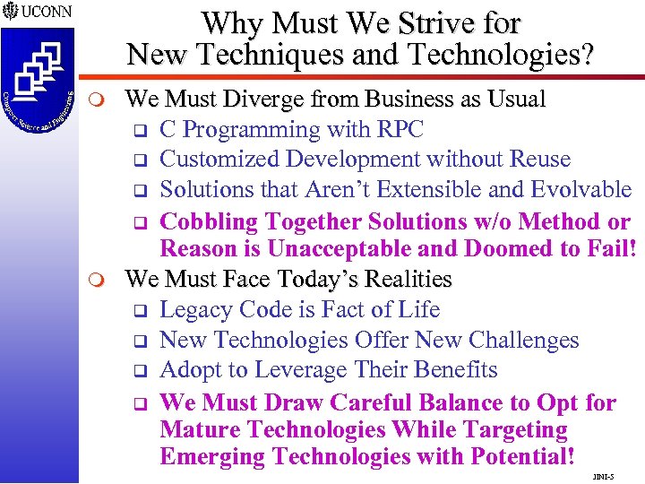 Why Must We Strive for New Techniques and Technologies? m m We Must Diverge
