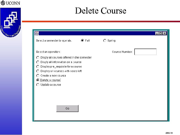 Delete Course JINI-76 