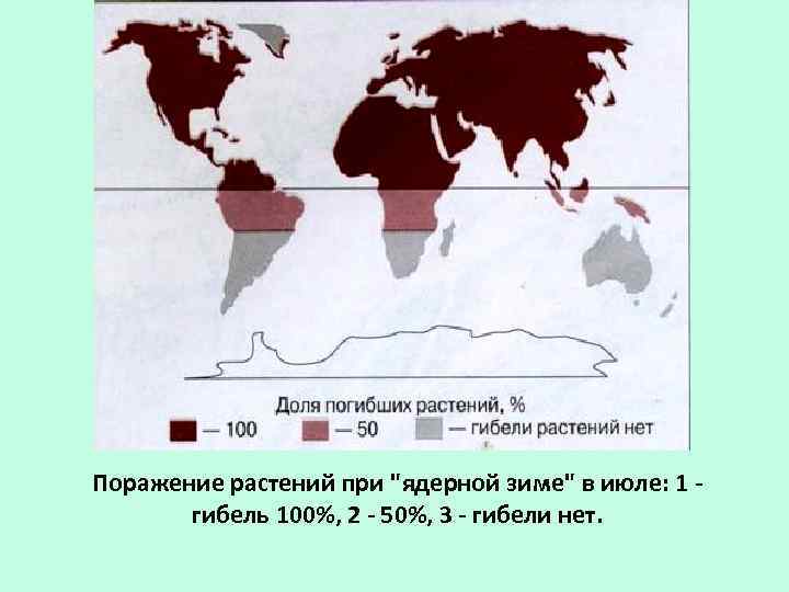 Поражение растений при 