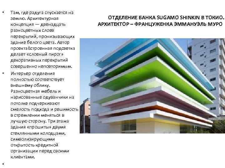  • • • Там, где радуга спускается на землю. Архитектурная концепция — двенадцать