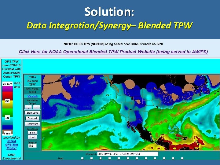 Solution: Data Integration/Synergy– Blended TPW 23 