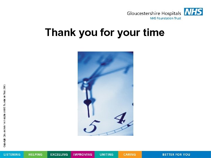 Thank you for your time 