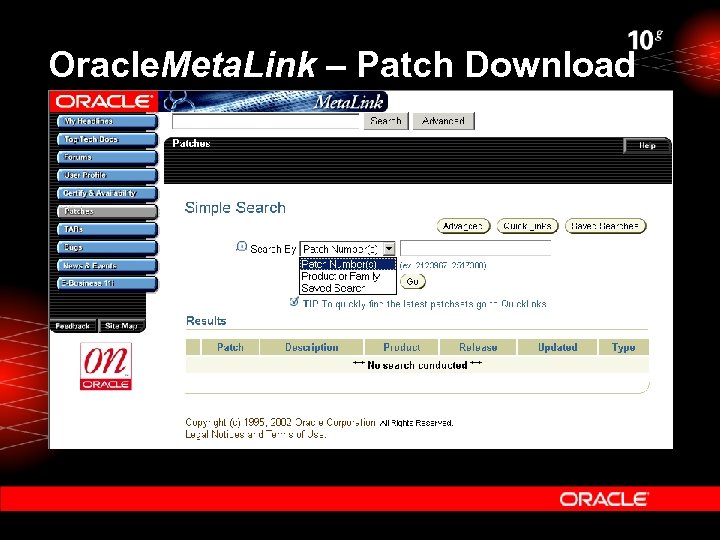 Oracle. Meta. Link – Patch Download 