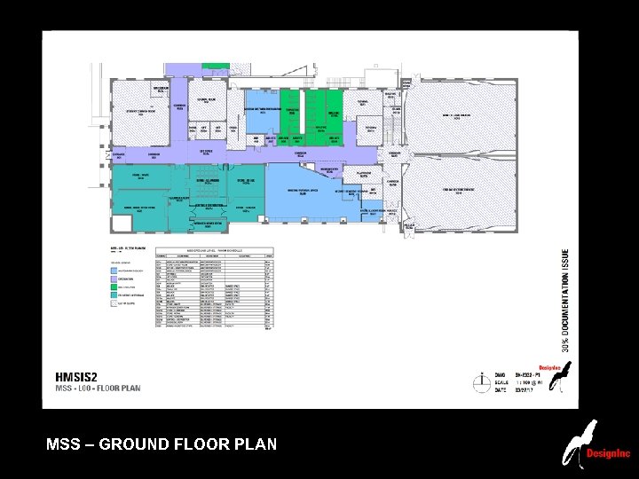 MSS – GROUND FLOOR PLAN 