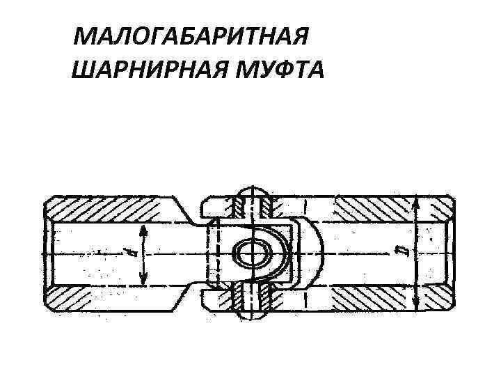 Шарнир гука чертеж