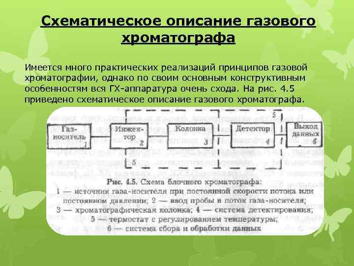 Схематическое описание газового хроматографа Имеется много практических реализаций принципов газовой хроматографии, однако по своим