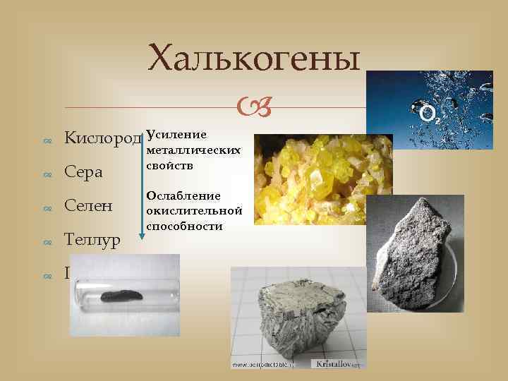 Кислород и сера химия 9 класс. Халькогены Теллур. Халькогены химические элементы. Сера селен Теллур. Халькогены сера.