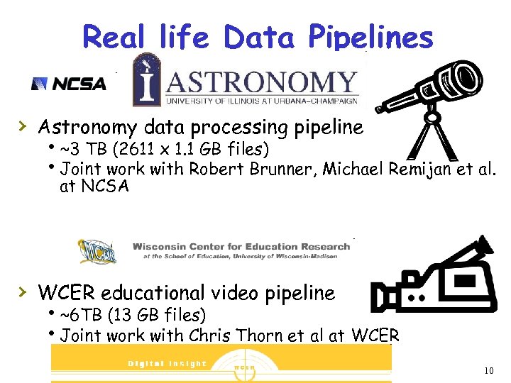 Real life Data Pipelines › Astronomy data processing pipeline h~3 TB (2611 x 1.