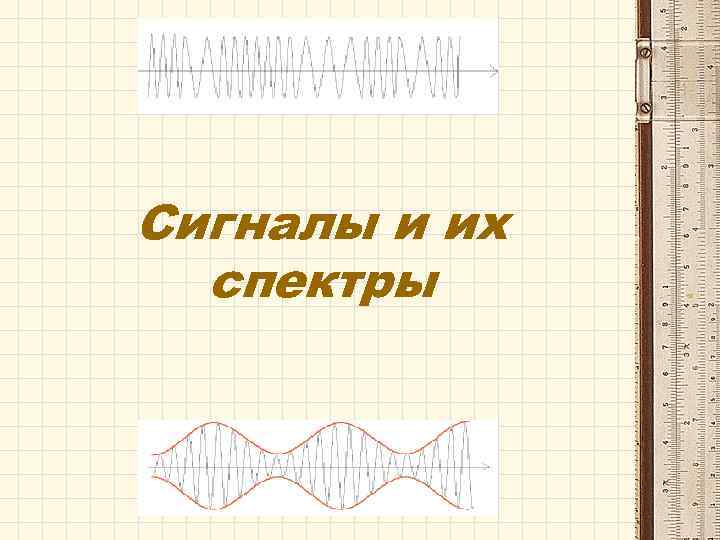 Сигналы и их спектры 