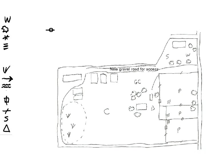 New gravel road for access 