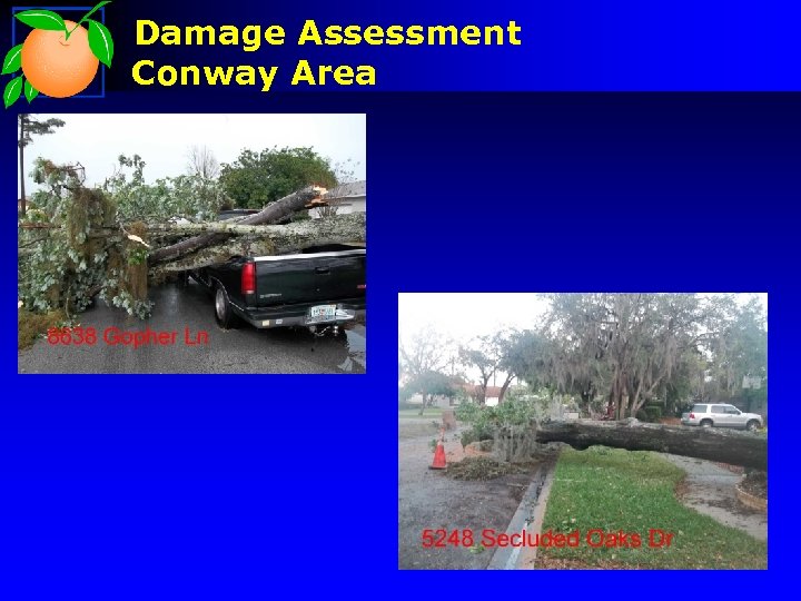 Damage Assessment Conway Area 