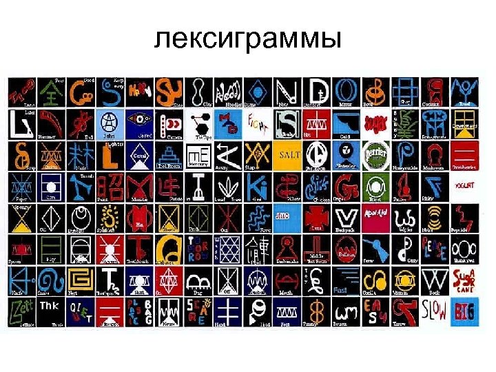 лексиграммы 