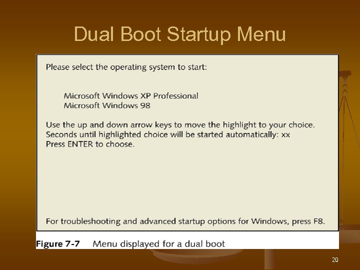 Dual Boot Startup Menu 20 