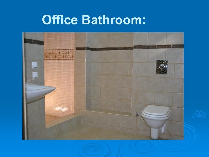 Office Bathroom: 