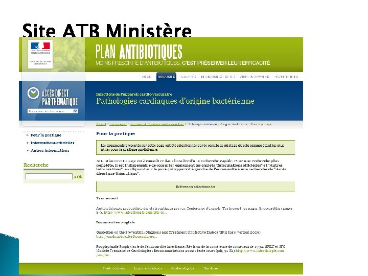 Site ATB Ministère 