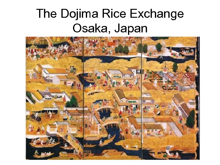 The Dojima Rice Exchange Osaka, Japan 