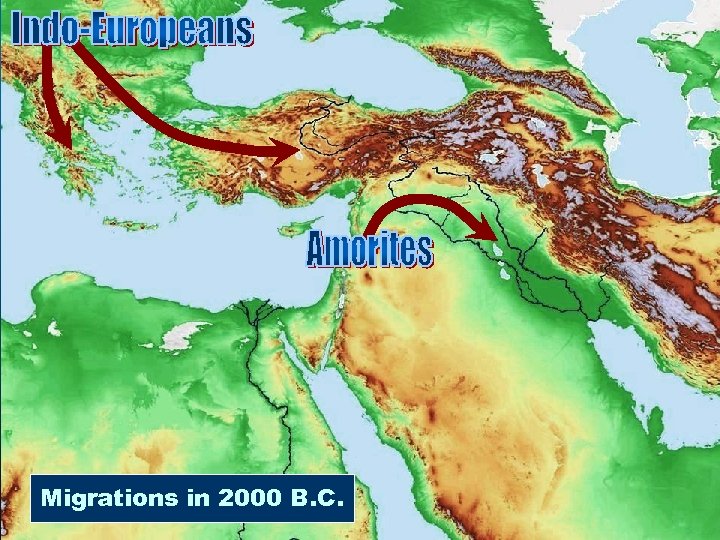 Migrations in 2000 B. C. 
