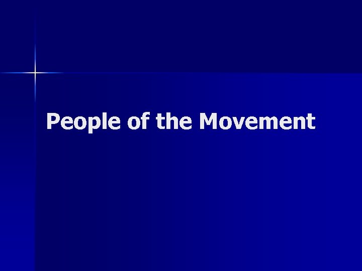 People of the Movement 