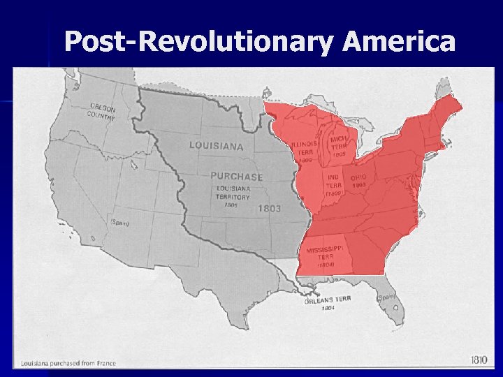 Post-Revolutionary America 