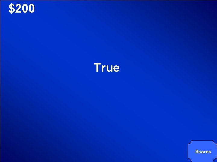 © Mark E. Damon - All Rights Reserved $200 True Scores 