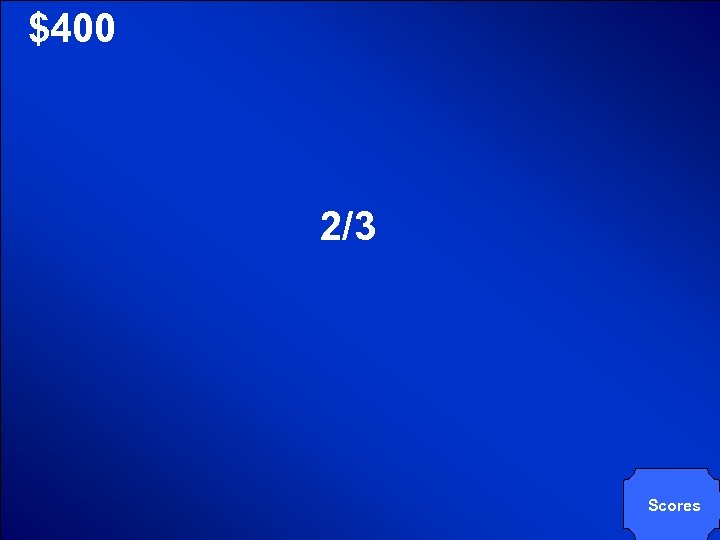 © Mark E. Damon - All Rights Reserved $400 2/3 Scores 