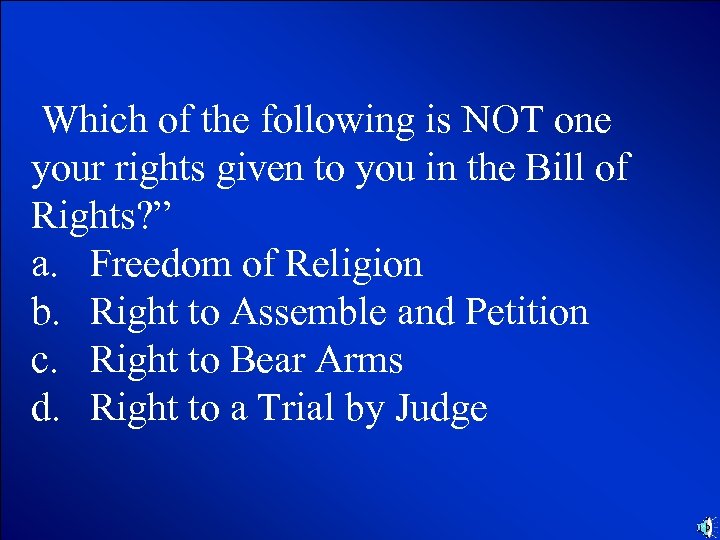 © Mark E. Damon - All Rights Reserved Which of the following is NOT