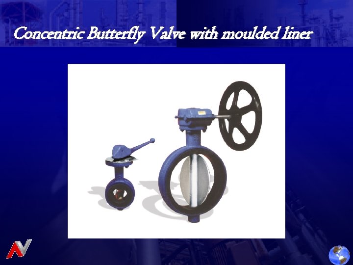 Concentric Butterfly Valve with moulded liner 