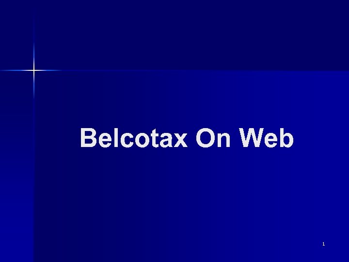 Belcotax On Web 1 