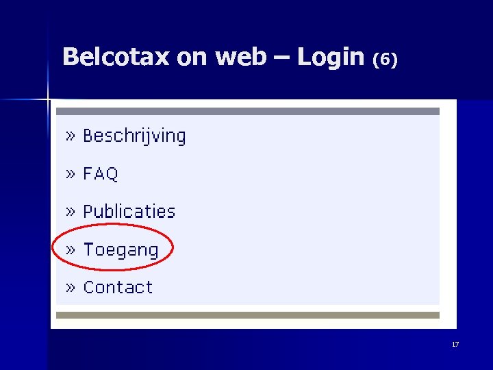 Belcotax on web – Login (6) 17 