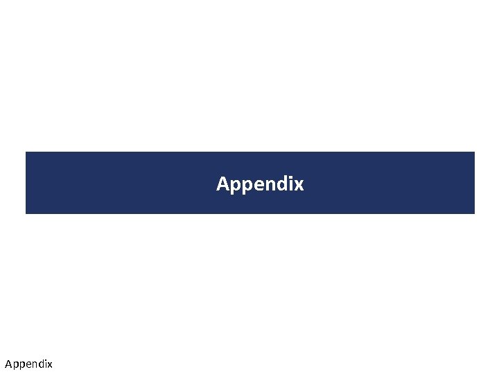 Appendix 