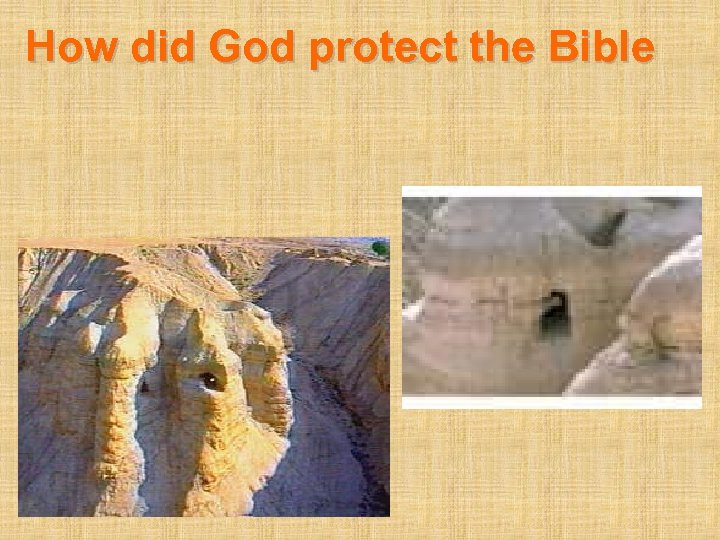 How did God protect the Bible 