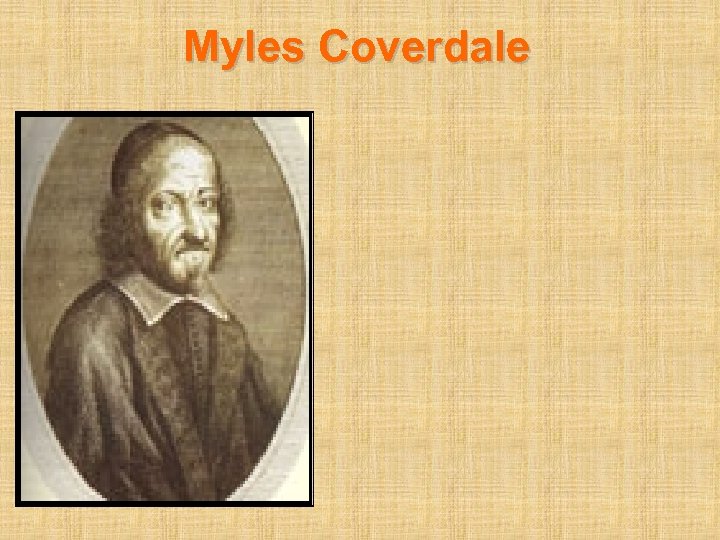 Myles Coverdale 