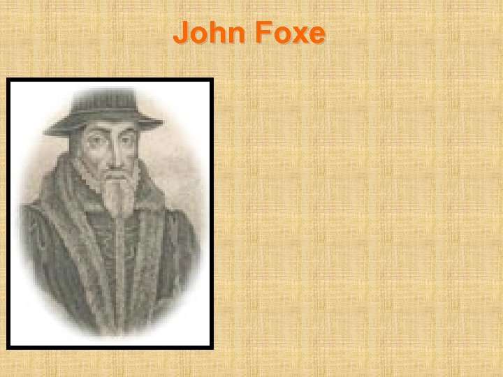 John Foxe 