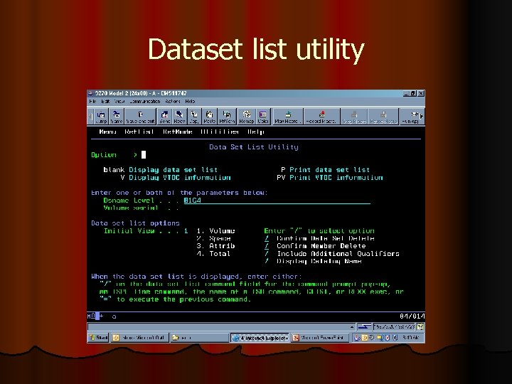Dataset list utility 