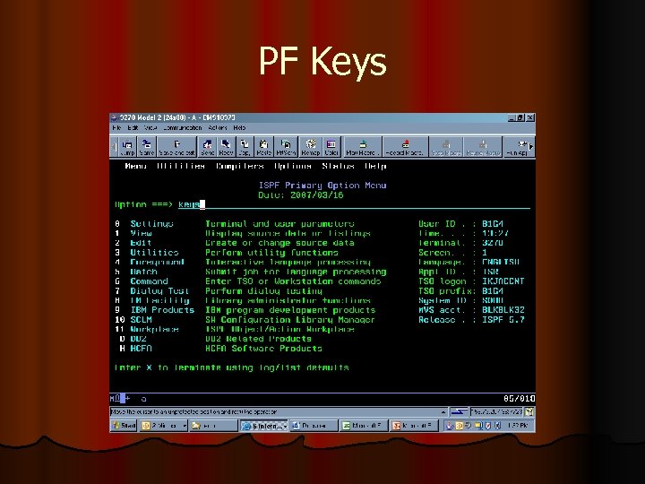 PF Keys 