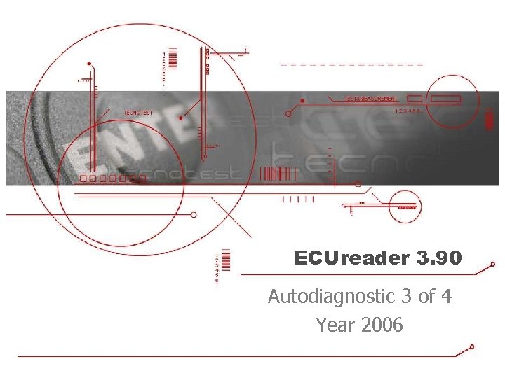 ECUreader 3. 90 Autodiagnostic 3 of 4 Year 2006 