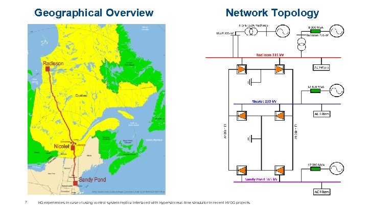 Geographical Overview 7 Network Topology HQ experiences in case of using control system replica
