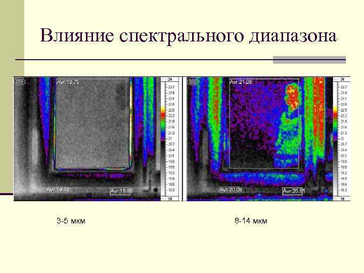 Влияние спектрального диапазона 3 5 мкм 8 14 мкм 