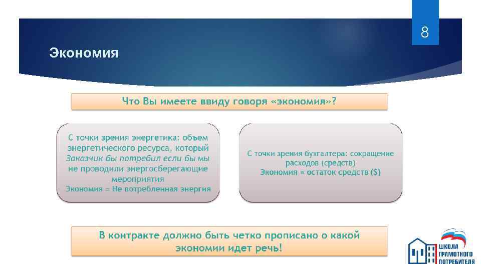 8 Экономия 