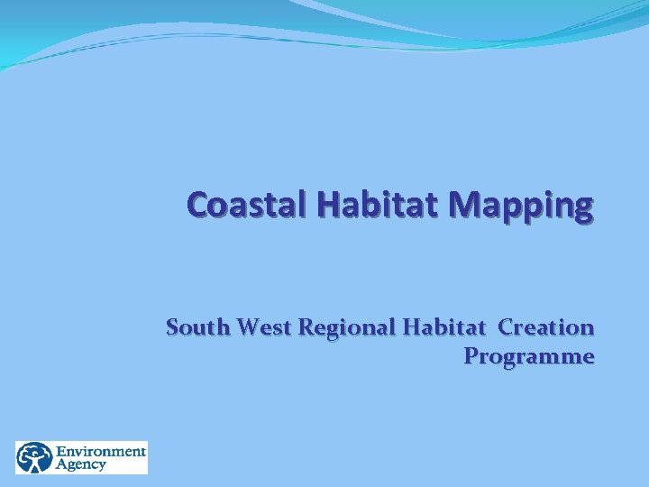 Coastal Habitat Mapping South West Regional Habitat Creation Programme 