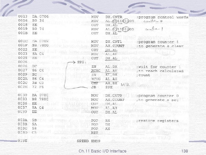 Ex. 11 -27 Ch. 11 Basic I/O Interface 138 