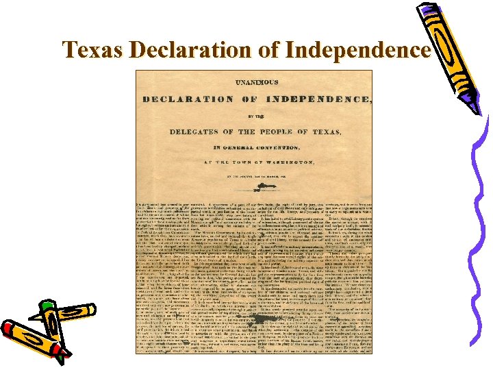 Texas Declaration of Independence 